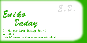 eniko daday business card